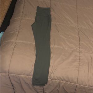 Lulu lemon leggings and Aritzia shirt